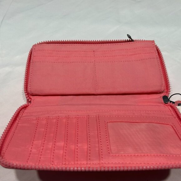 Brand New Kipling Moneyworld Zip Around Wallet in Enjoyable Blush - Picture 3 of 5